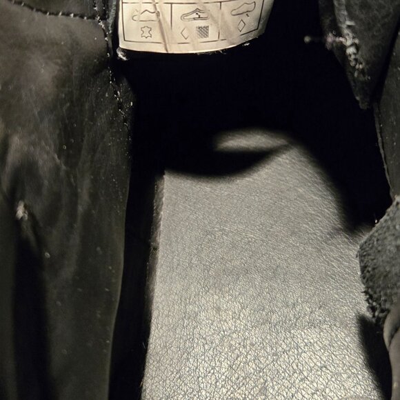 UGG Olli Black leather Women’s High Top Side Zip Sneakers Size 9.5 - Picture 11 of 14